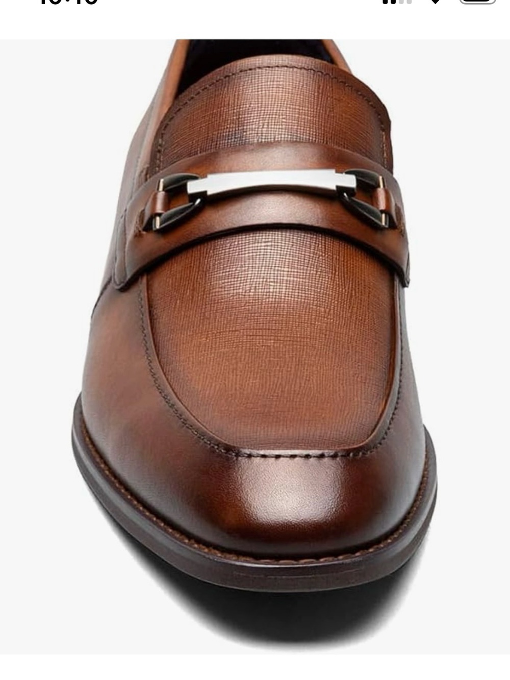 Men's Brown Leather Bit Loafers NWT